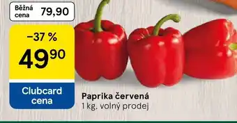 Tesco Paprika červená nabídka