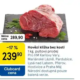 Tesco Hovězí kližka bez kosti nabídka