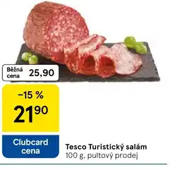 Tesco Tesco Turistický salám nabídka