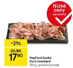 Tesco Vepřová šunka Euro standard nabídka