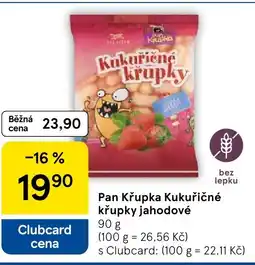 Tesco Pan Křupka Kukuřičné křupky jahodové nabídka