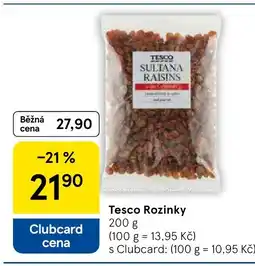 Tesco Tesco Rozinky nabídka