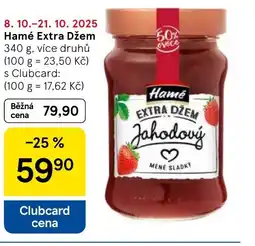 Tesco Hamé Extra Džem nabídka
