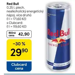 Tesco Red Bull nabídka