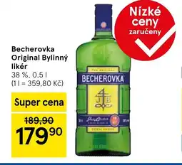 Tesco Becherovka Original Bylinný liker nabídka