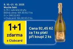 Tesco Mucha Sekt nabídka