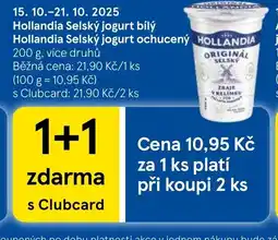 Tesco Hollandia Selský jogurt bílý Hollandia Selský jogurt ochucený nabídka