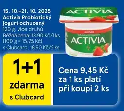 Tesco Activia Probiotický jogurt ochucený nabídka