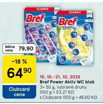Tesco Bref Power Aktiv WC blok nabídka