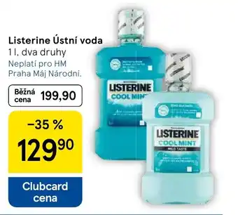 Tesco Listerine Ústní voda nabídka