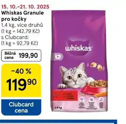 Tesco Whiskas Granule pro kočky nabídka