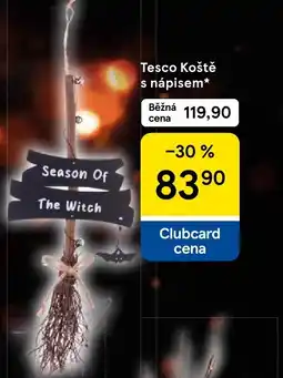 Tesco Tesco Koště s nápisem nabídka