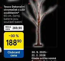 Tesco Tesco Dekorační stromeček s LED osvětlením nabídka