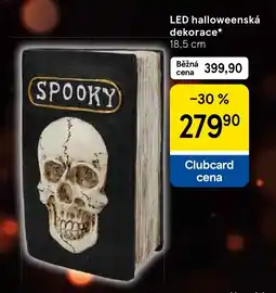 Tesco LED halloweenská dekorace nabídka