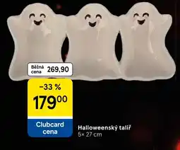 Tesco Halloweenský talíř nabídka