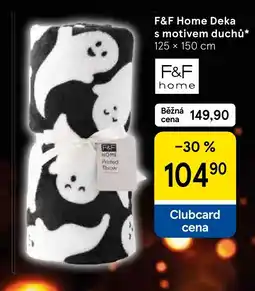 Tesco F&F Home Deka s motivem duchů nabídka