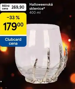 Tesco Halloweenská sklenice nabídka