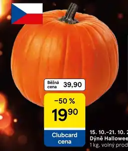Tesco Dýně Halloween nabídka