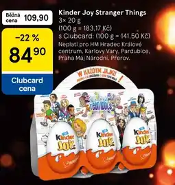 Tesco Kinder Joy Stranger Things nabídka