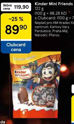 Tesco Kinder Mini Friends nabídka