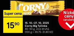 Tesco Corny Big Tyčinka nabídka