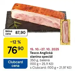 Tesco Tesco Anglická slanina speciál nabídka