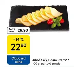 Tesco Jihočeský Eidam uzený nabídka