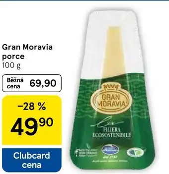 Tesco Gran Moravia porce nabídka