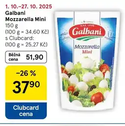Tesco Galbani Mozzarella Mini nabídka