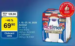 Tesco Actimel nabídka