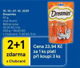 Tesco Dreamies nabídka