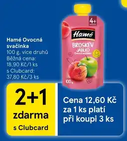 Tesco Hamé Ovocná svačinka nabídka