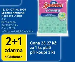 Tesco Spontex Antifungi Houbová utěrka nabídka