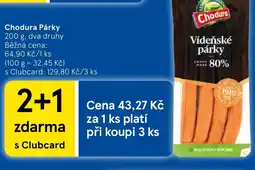 Tesco Chodura Párky nabídka