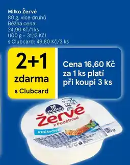 Tesco Milko Žervé nabídka