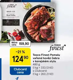 Tesco Tesco Finest Pomalu vařená hovězí žebra v korejském stylu nabídka