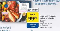 Tesco Tesco Sous vide krůtí stehno se sušeným ovocem nabídka