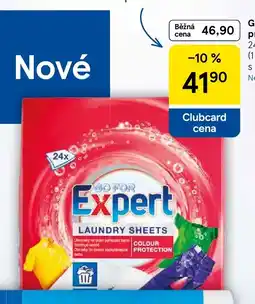 Tesco Go for Expert Prací ubrousky proti barvení oděvů nabídka