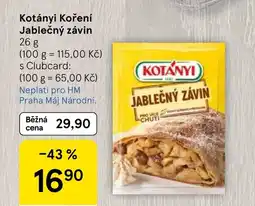 Tesco Kotányi Koření Jablečný závin nabídka