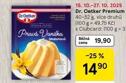 Tesco Dr. Oetker Premium Puding nabídka