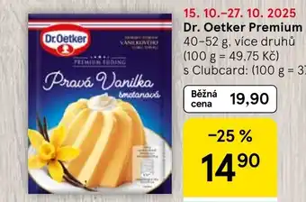 Tesco Dr. Oetker Premium Puding nabídka