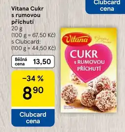Tesco Vitana Cukr s rumovou příchutí nabídka