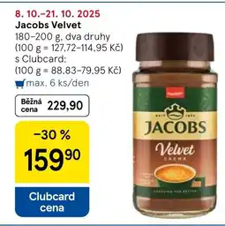 Tesco JACOBS Velvet nabídka