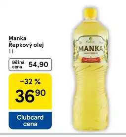 Tesco Manka Řepkový olej nabídka
