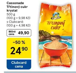 Tesco Cassonade Třtinový cukr krystal nabídka