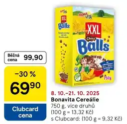 Tesco Bonavita Cereálie nabídka