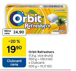 Tesco Orbit Refreshers nabídka