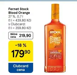 Tesco Fernet Stock Blood Orange nabídka