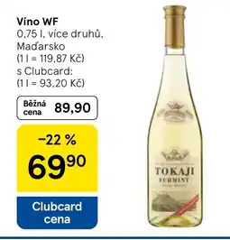 Tesco Víno WF nabídka