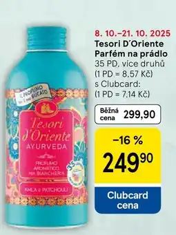 Tesco Tesori D'Oriente Parfém na prádlo nabídka